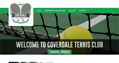 Desktop Screenshot of coverdaletennisclub.com